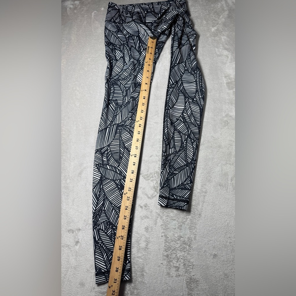 Lululemon Wunder Under Pant *Full-On Luxtreme Pretty Palm Black Angel Wing 4 - Picture 9 of 16